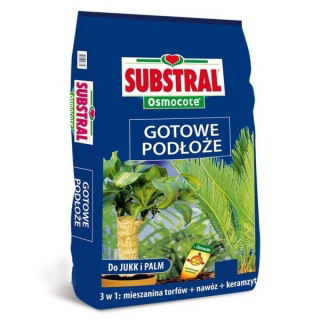 Gotowe podłoże do jukk i palm - komplet potrzebnych składników - Substral - 20 litrów