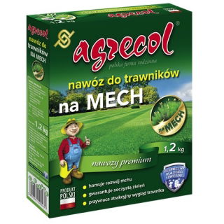Nawóz do trawników zwalczający mech - Agrecol - 5 kg