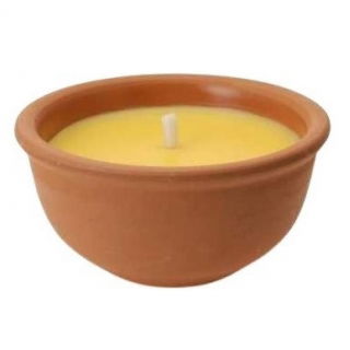Świeca odstraszająca komary - Citronella - kamionka 13 x 6,5 cm