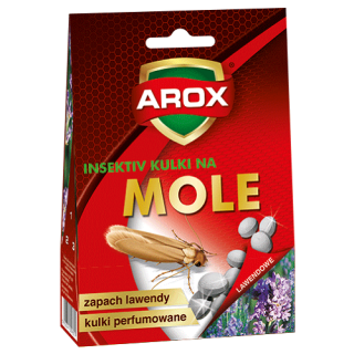 Kulki na mole w praktycznym pudełku - lawendowe - 100 g