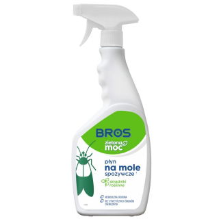Płyn na mole spożywcze Zielona Moc - do kuchni, spiżarni, magazynów - Bros - 500 ml