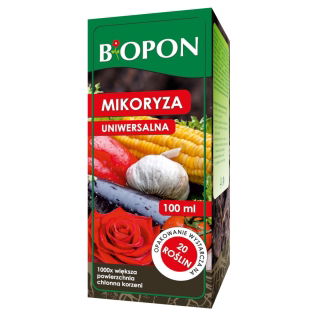 Mikoryza uniwersalna - 1000 razy większa powierzchnia chłonna korzeni - Biopon - 100 ml