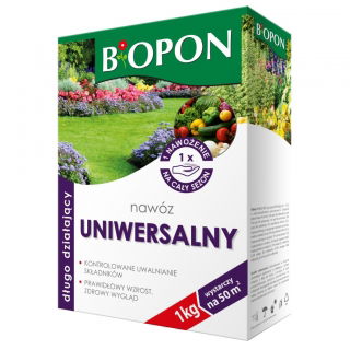 Długo działający nawóz uniwersalny - do stosowania co 4 miesiące - Biopon - 1 kg