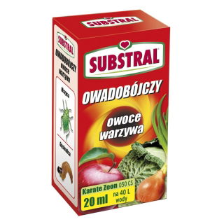 Karate Zeon 050 CS - eliminuje mszyce, gąsienice, przędziorki i inne szkodniki - Substral - 20 ml