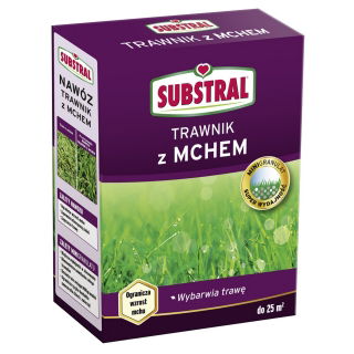 Nawóz do trawnika z mchem - długotrwały efekt - Substral - 1 kg
