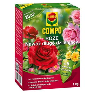 Nawóz długo działający do róż - do 6 miesięcy - Compo - 1 kg