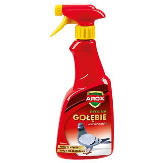 Płyn odstraszający gołębie, szpaki, mewy i inne ptaki - Arox - 500 ml