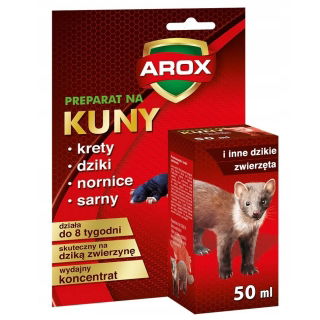 Płyn odstraszający kuny i inne dzikie zwierzęta - koncentrat 50ml
