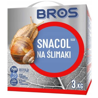 Snacol 05 GB - starczy na zwalczenie ślimaków z 7500 m2! - BROS - 3 kg