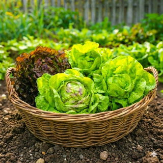 Nasiona sałaty masłowej - zestaw 4 odmian