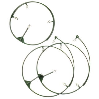 Obrączki do kwiatów ogrodowych o średnicy 30 - 40 cm - 3 sztuki