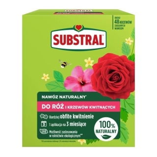 Nawóz naturalny do wszystkich róż i innych krzewów kwitnących - Substral - 1,2 kg