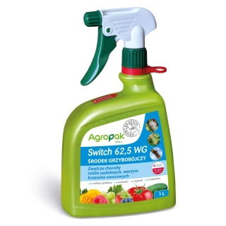 Switch 62,5 WG PRE-RTU - gotowy do użycia środek na szarą pleśń, antraknozę, zgniliznę - Agropak - 1 l