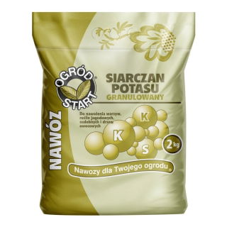 Siarczan potasu - nawóz do ogrodu w granulacie - 2 kg