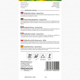 Gailardia oścista Aurea pura - żółta