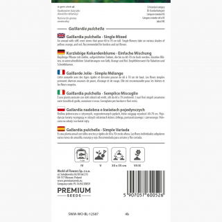 Gailardia nadobna o kwiatach pojedynczych