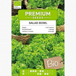 BIO Sałata liściowa - Salad Bowl - Certyfikowane nasiona ekologiczne
