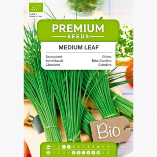 BIO Szczypiorek Medium leaf - Certyfikowane nasiona ekologiczne