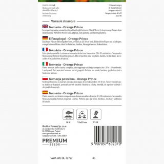 Nemezja powabna Orange Prince - 1000 nasion