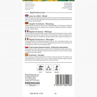 Czarnuszka damasceńska - kolorowa mieszanka