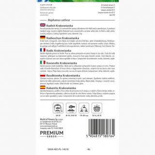 Rzodkiewka Krakowianka - 850 nasion
