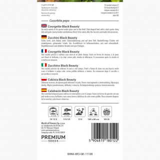 Cukinia Black Beauty - 19 nasion