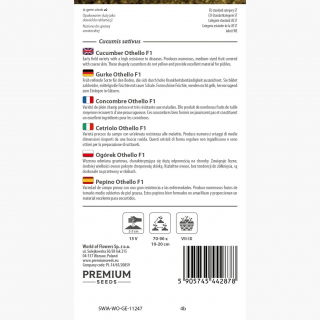 Ogórek Othello F1 - gruntowy, bardzo wczesny