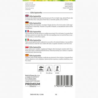 Gilia leptantha - imponujące, duże kwiaty