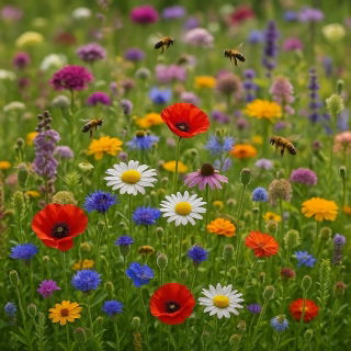 Mieszanka dzikich roślin przyjazna pszczołom - 100 g