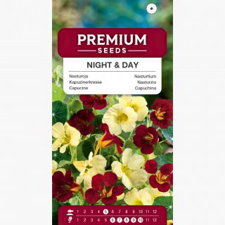 Nasturcja niska Night & Day - 16 nasion