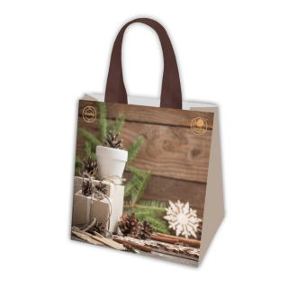 Torba z motywem świątecznym - 34 x 34 x 18 cm - Dekoracje świąteczne Eco Style