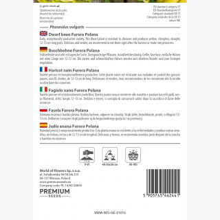Fasola szparagowa karłowa Furora Polana
