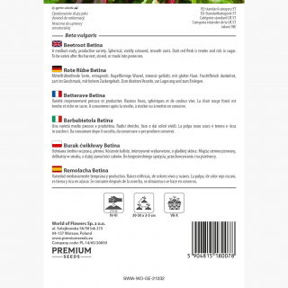 Burak ćwikłowy Betina - 500 nasion