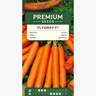 Marchew Flyaway F1 - średnio wczesna - 450 nasion