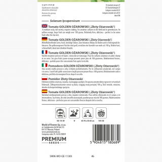 Pomidor Złoty Ożarowski - 80 nasion