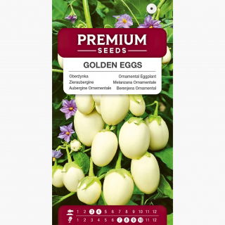 Oberżynka Golden Eggs - 25 nasion