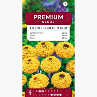 Cynia wytworna Liliput Golden Gem żółta