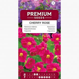 Nasturcja większa Whirly Bird Cherry Rose