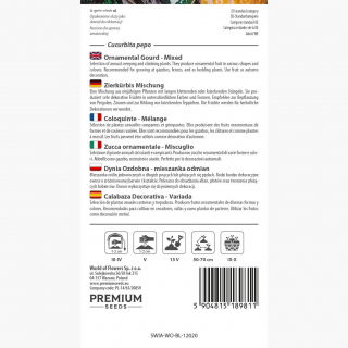 Dynia ozdobna - mieszanka - 18 nasion