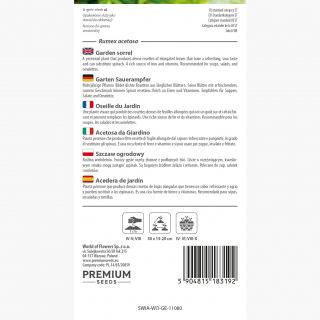 Szczaw zwyczajny - 2400 nasion