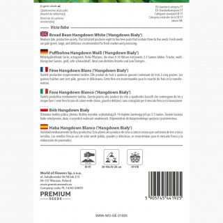 Bób Hangdown Biały