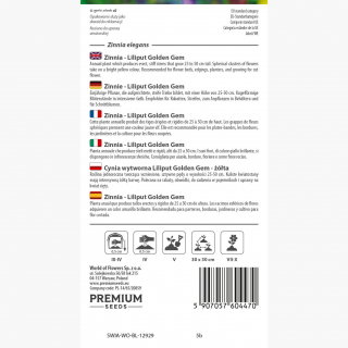 Cynia wytworna Liliput Golden Gem żółta