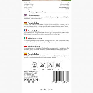 Pomidor gruntowy karłowy Bohun - bardzo wczesny, duże owoce!