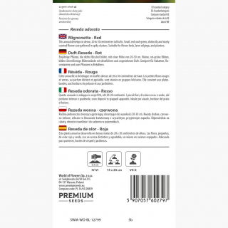 Rezeda wonna - czerwona