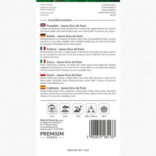 Dynia olbrzymia Jaune Gros de Paris