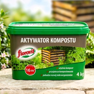 Aktywator kompostu - przyśpiesza i użyźnia - Florovit - 4 kg