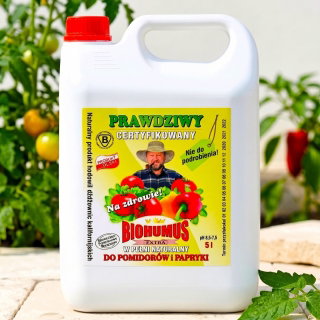 Biohumus Extra do pomidorów i papryki - najlepszy nawóz naturalny - 20 litrów