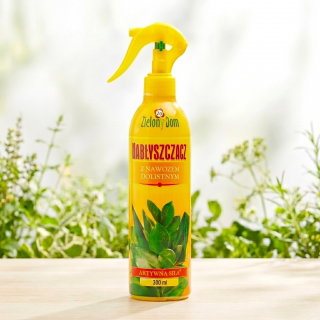 Nabłyszczacz do liści z nawozem o działaniu dolistnym - Zielony Dom - 300 ml