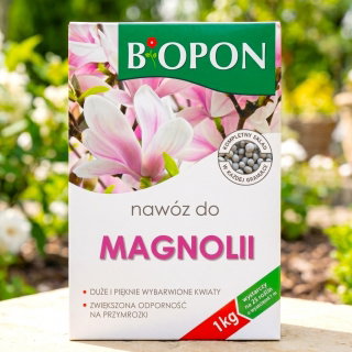 Nawóz do magnolii - zdrowe drzewka obsypane kwiatami - Biopon - 1 kg