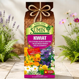 Nawóz do uzyskania bujnych kwiatów Fertisal - Sumin - 200 g